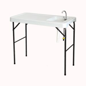 שולחן מתקפל עם כיור וברז 1