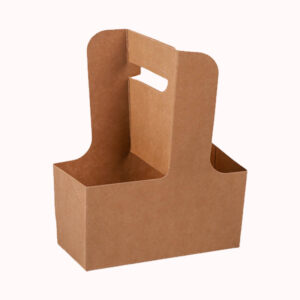 מנשא 2 כוסות קרטון - 20 יח 1