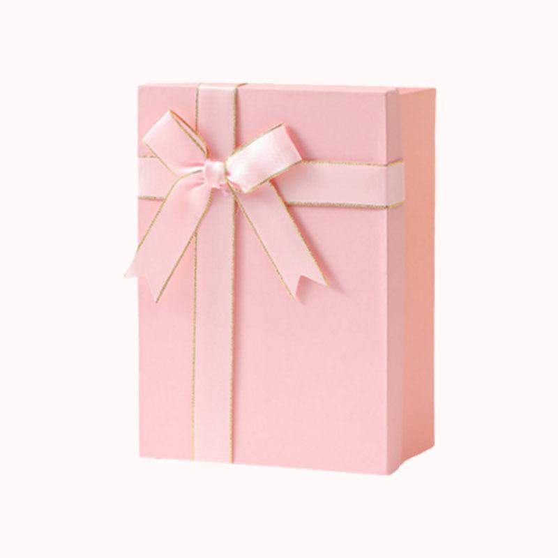 אריזת מתנה עם סרט - 5 יח ורוד גדול 1