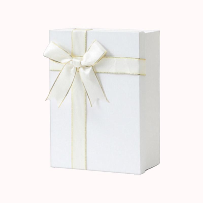 אריזת מתנה עם סרט - 5 יח לבן גדול 1