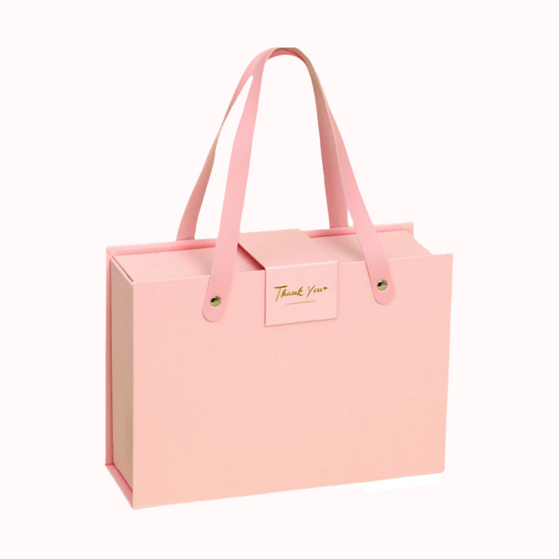 מארז מתנה תיק מותג יוקרתי - ורוד 18/25/8.5 1