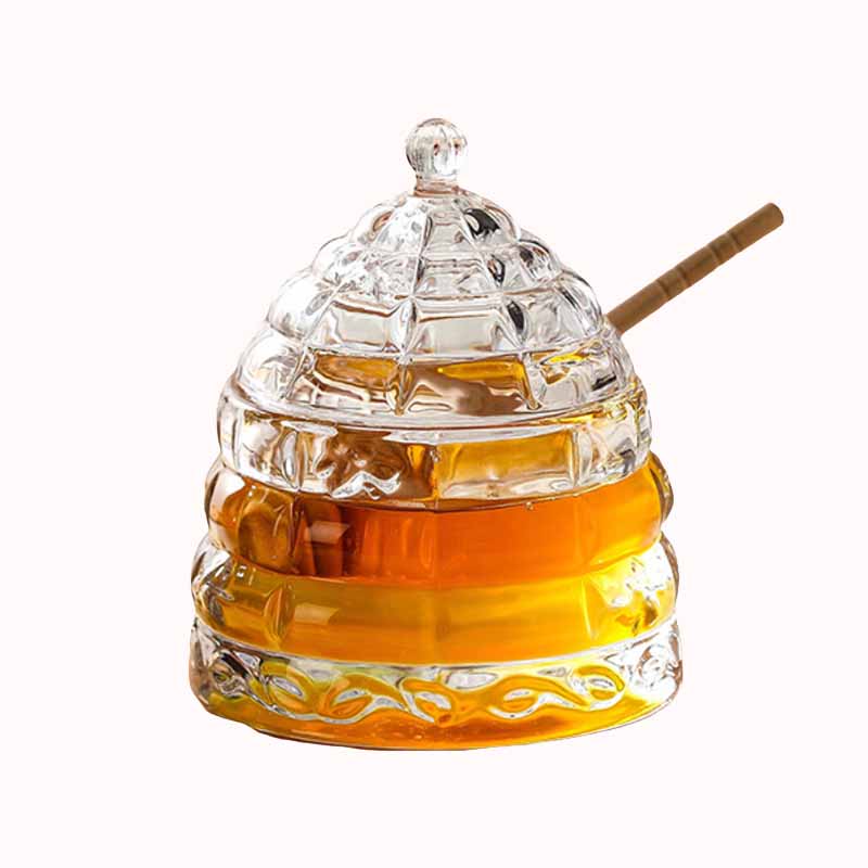 צנצנת דבש זכוכית 1