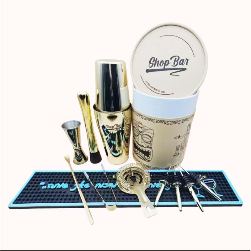 ערכת ברמן 11 יח' באריזת טיקי &ndash; זהב 1