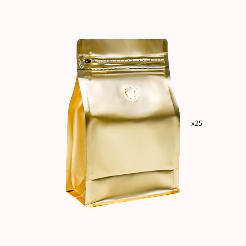 שקית דויפאק 20/13 אלומיניום זהב &ndash; 25 יח 1