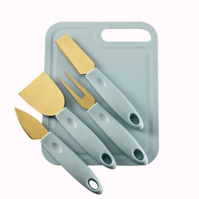 מארז 5 סכיני גבינה-זהב 1