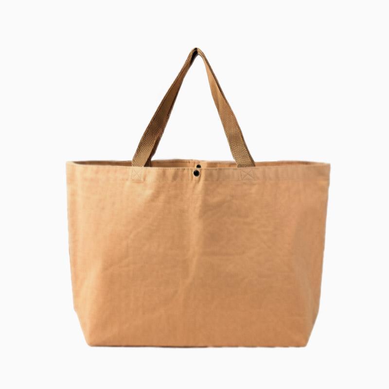 תיק קניות אקולוגי רב פעמי בסגנון קראפט 50/40/16 - 10 יח' 1