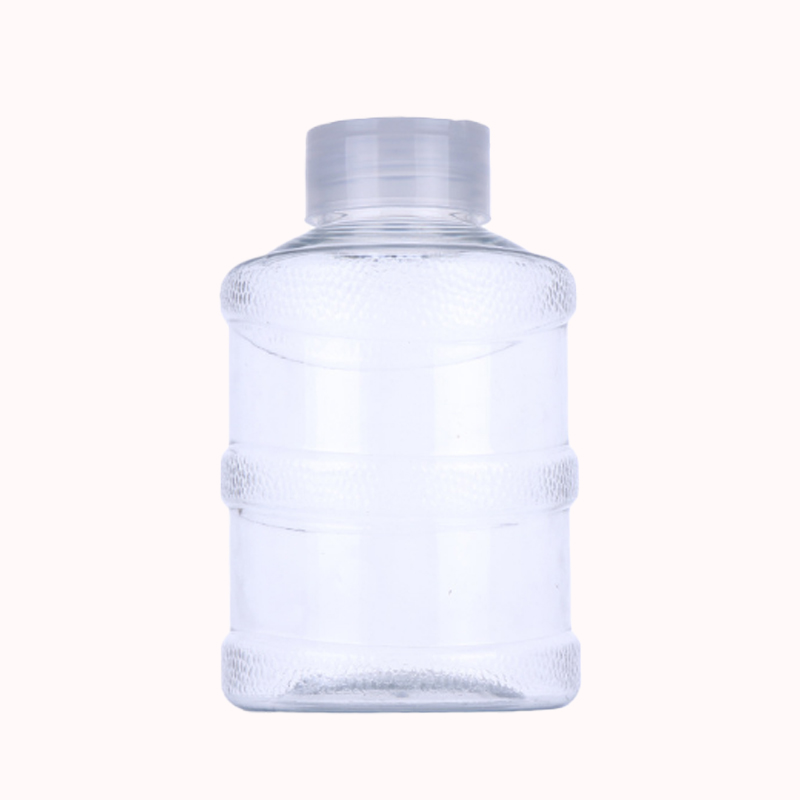 בקבוק שתייה שקוף פקק ידית 500 מל 1