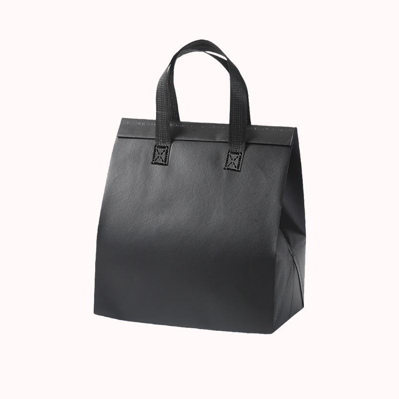 שקית תרמית צידנית עם ידיות &ndash; 50 יח 26/26 שחור 1