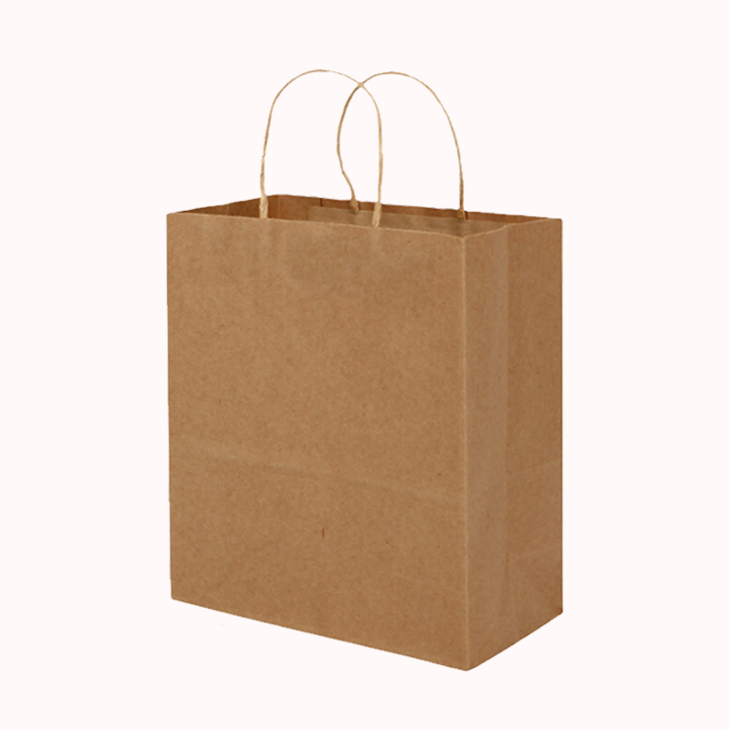 שקית נייר קראפט חומה &ndash; 50 יח 28/18/33 1