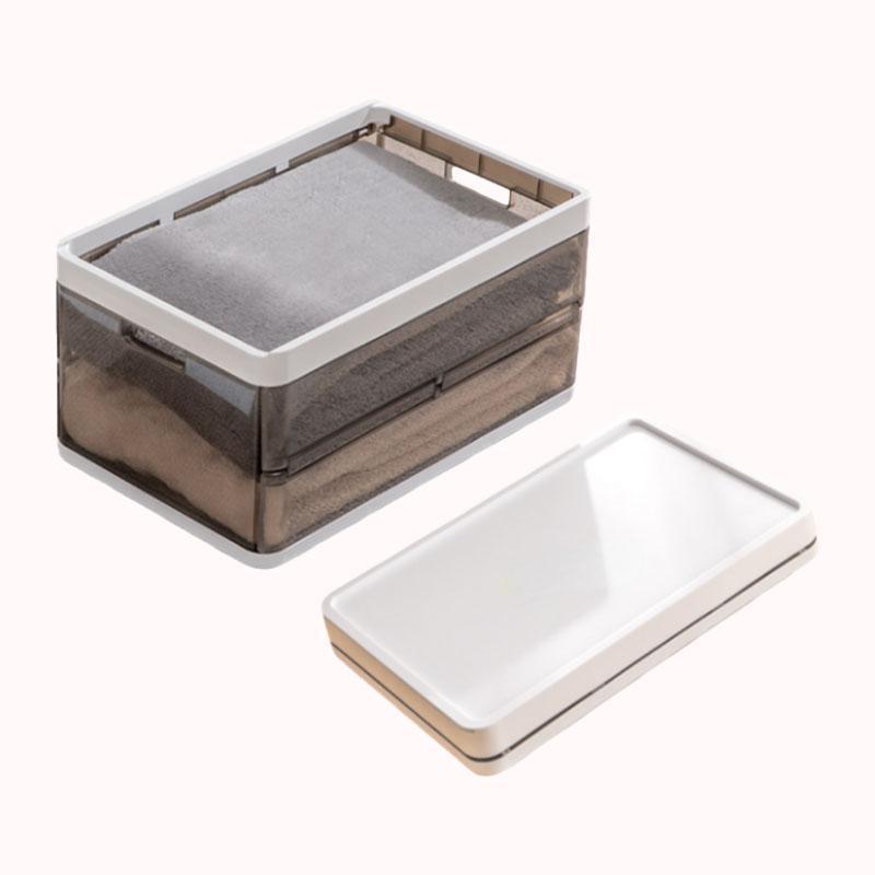 ארגז אחסון מתקפל לבגדים עם מכסה 1