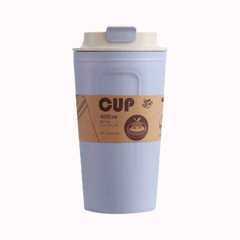 כוס תרמית אורגנית 420 מל - סגול 1