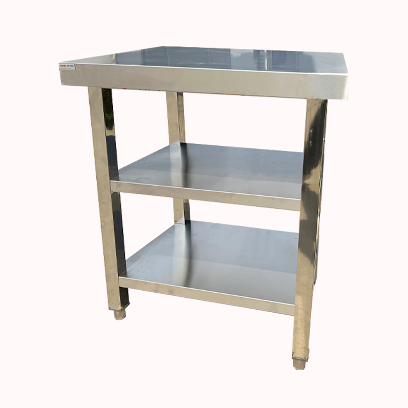 שולחן נירוסטה 3 קומות 60 סמ - מילאנו 1