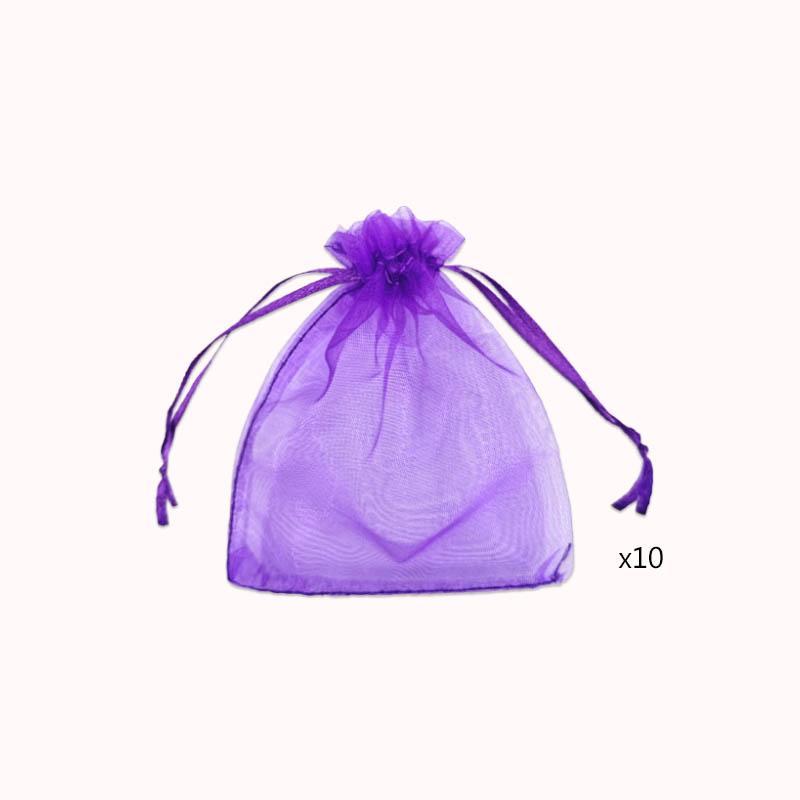 שקיות אורגנזה 10 י"ח 10/12 סגול 1