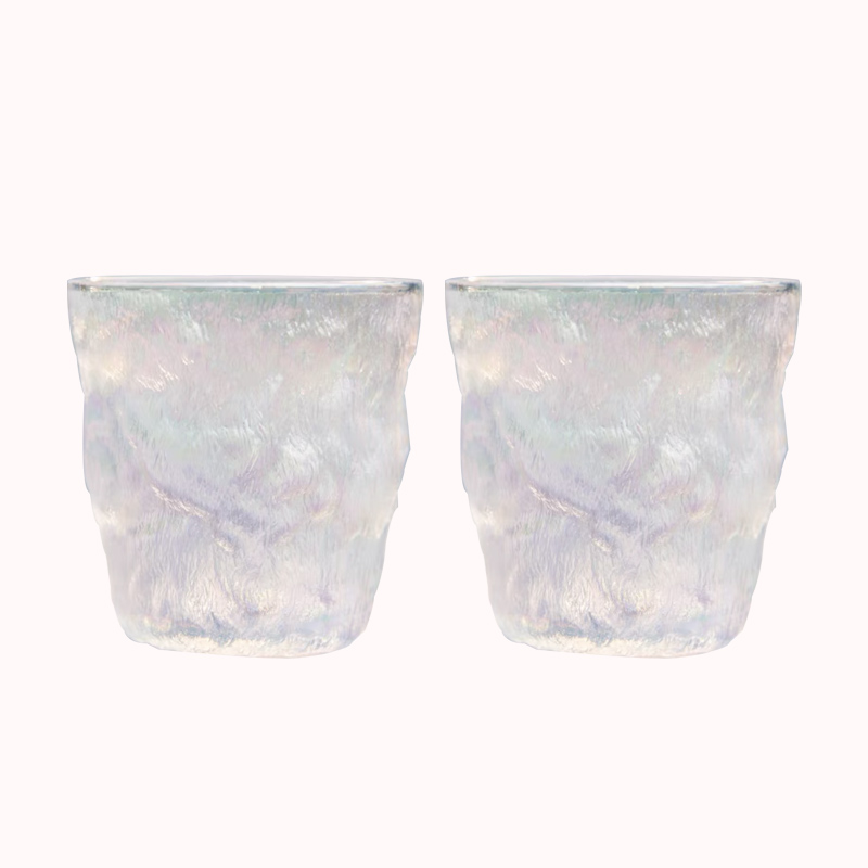 כוס זכוכית משופעת ריינבו - 300 מל 2 יח 1