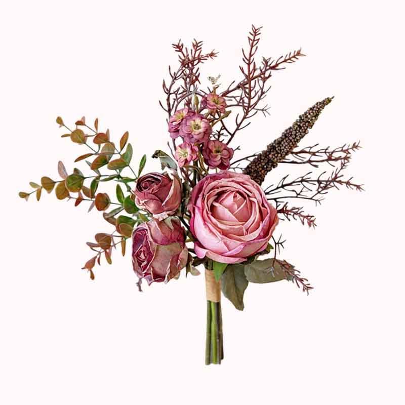 פרחים דקורטיביים במראה טבעי- ורד יהלום 1