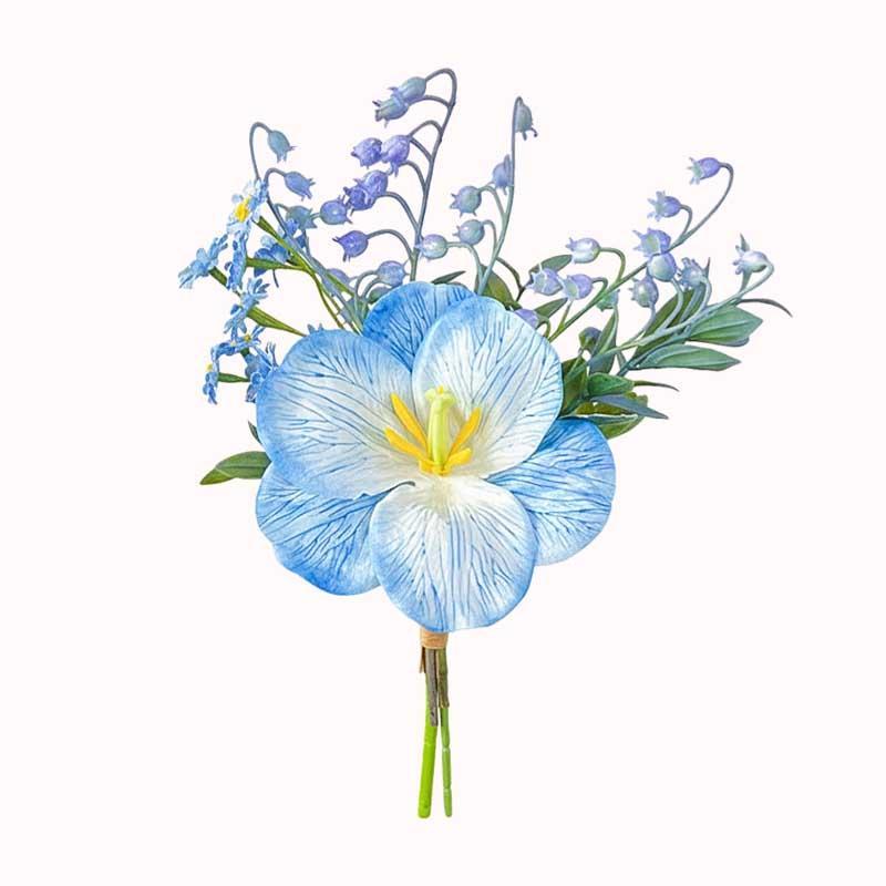 פרחים דקורטיביים במראה טבעי- כחול הימלאיה 1