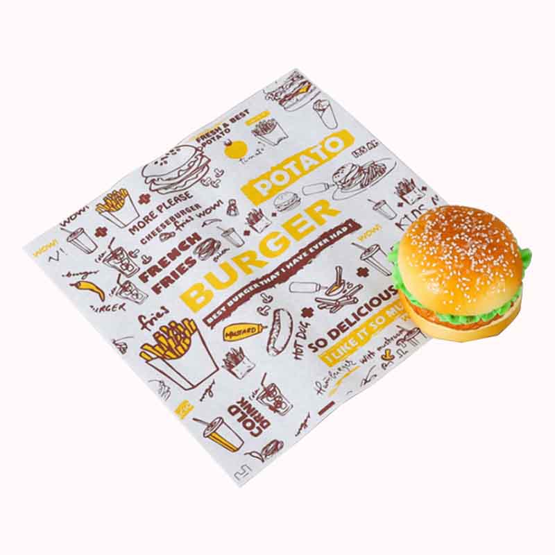 נייר פרגמנט FAST FOOD - חבילת 100 יח 1