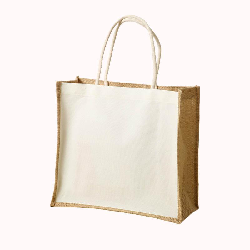 תיק בד בשילוב יוטה 36/14/32 - 5 יח 1