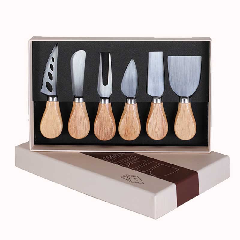 מארז 6 סכיני גבינה-כסף 1