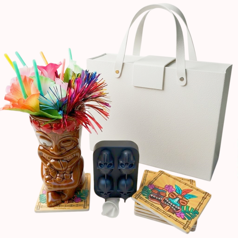 מארז הטיקי המושלם אביזרי קוקטיילים באווירה טרופית 1