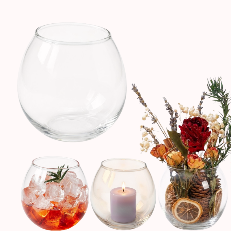 כוס בול רב-שימושית מזכוכית - לעציצים, קוקטיילים ונרות 1