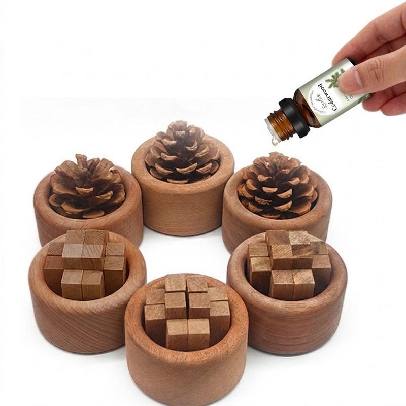 סט 6 מפיצי ריח-עץ ואצטרובלים 1