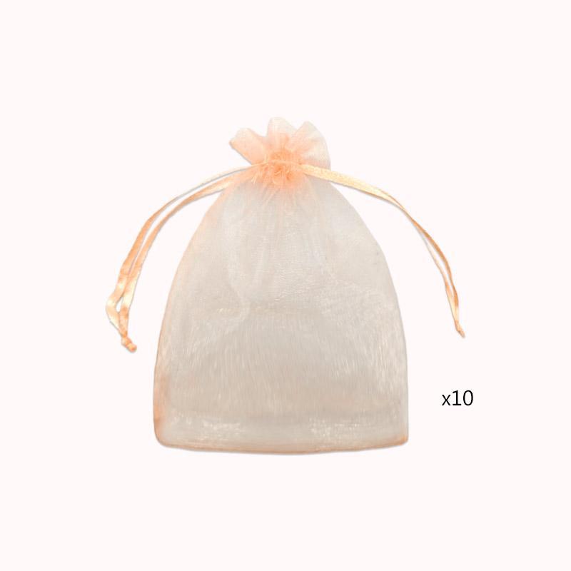 שקיות אורגנזה 10 י"ח 16/11 צבע שמפניה 1