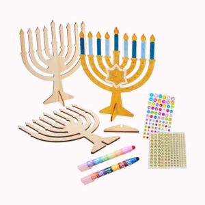חנוכיה ליצירה ערכת יצירה לילדים 1